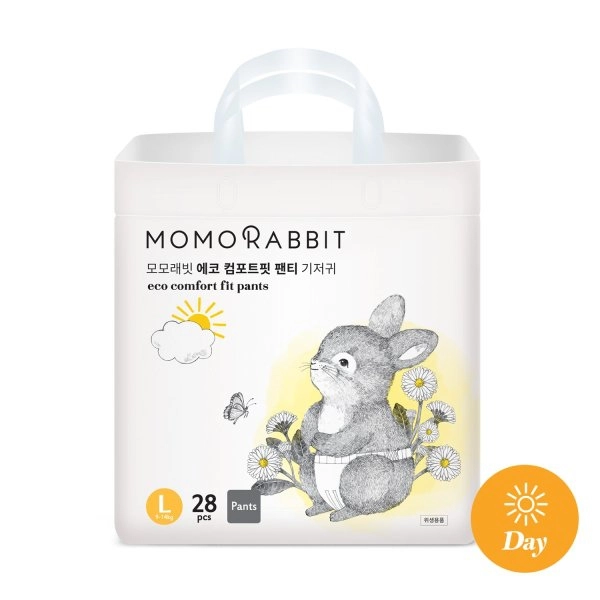 6 lý do mẹ nên mua bỉm quần ban ngày Momo Rabbit Eco Comfort Fit Hàn Quốc cho bé