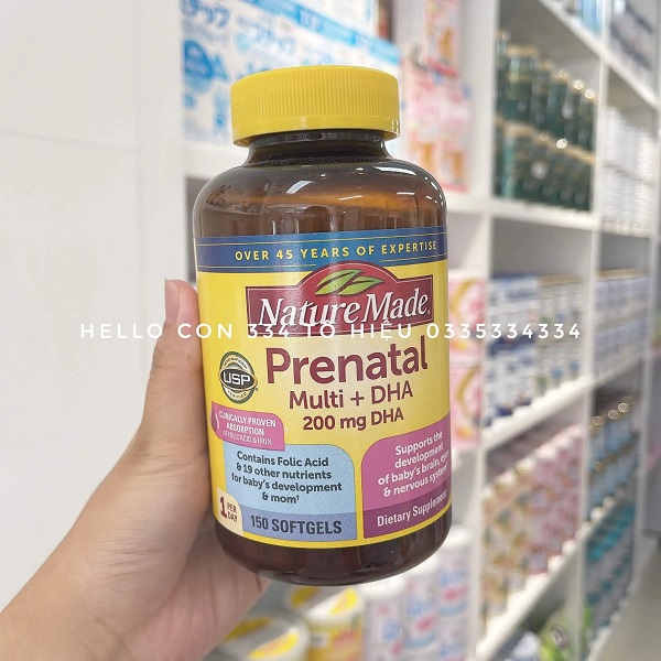 Review&nbsp;viên uống Nature Made Prenatal Multi + DHA có tốt không?