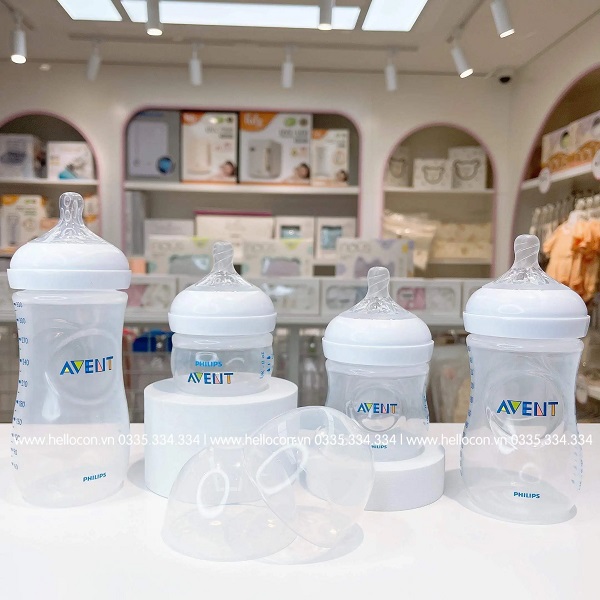 Bình sữa Avent PP mô phỏng tự nhiên (60ml, 125ml, 260ml, 330ml)