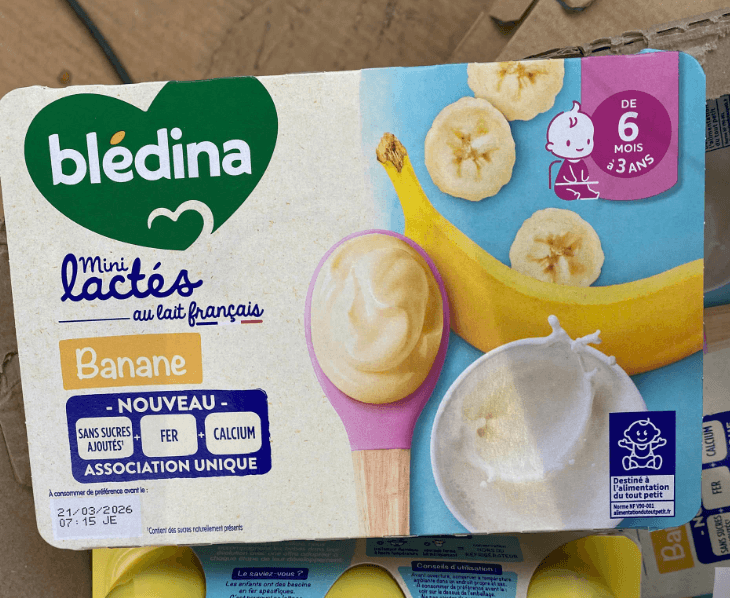 Sữa chua Bledina Mini vỉ 6 hộp*55g dành cho trẻ từ 6M+ (Vị Dâu, vị Lê, vị Chuối, vị Xoài) — ảnh 11