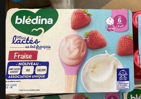 Sữa chua Bledina Mini vỉ 6 hộp*55g dành cho trẻ từ 6M+ (Vị Dâu, vị Lê, vị Chuối, vị Xoài) — ảnh 13