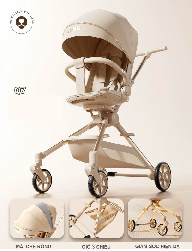 Xe đẩy VINNG Q7 cao cấp — ảnh 13