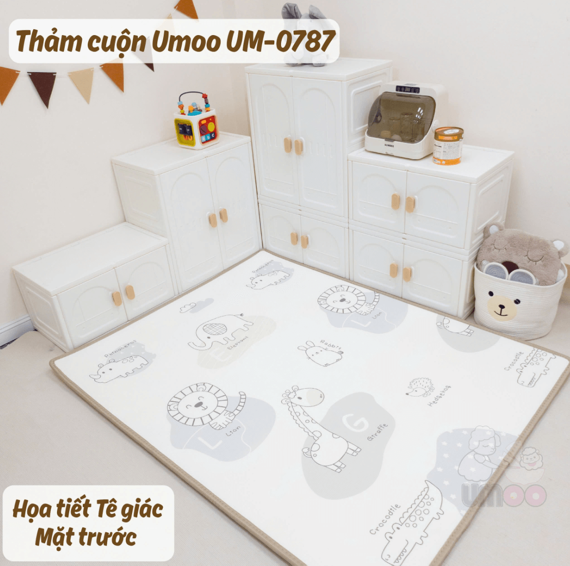 Thảm cuộn Umoo (Hình Sư tử, hình Đường phố) — ảnh 4
