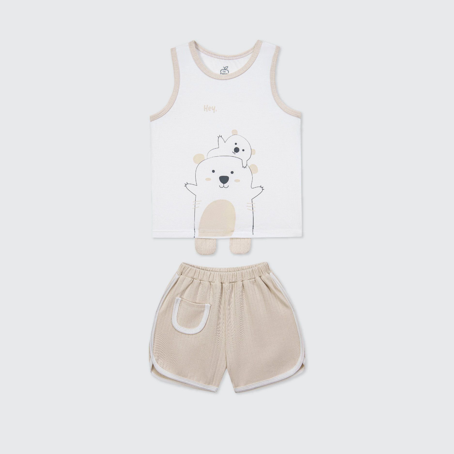 Bộ sát nách La Pomme Hello Koala - 6,9,12,18M Be