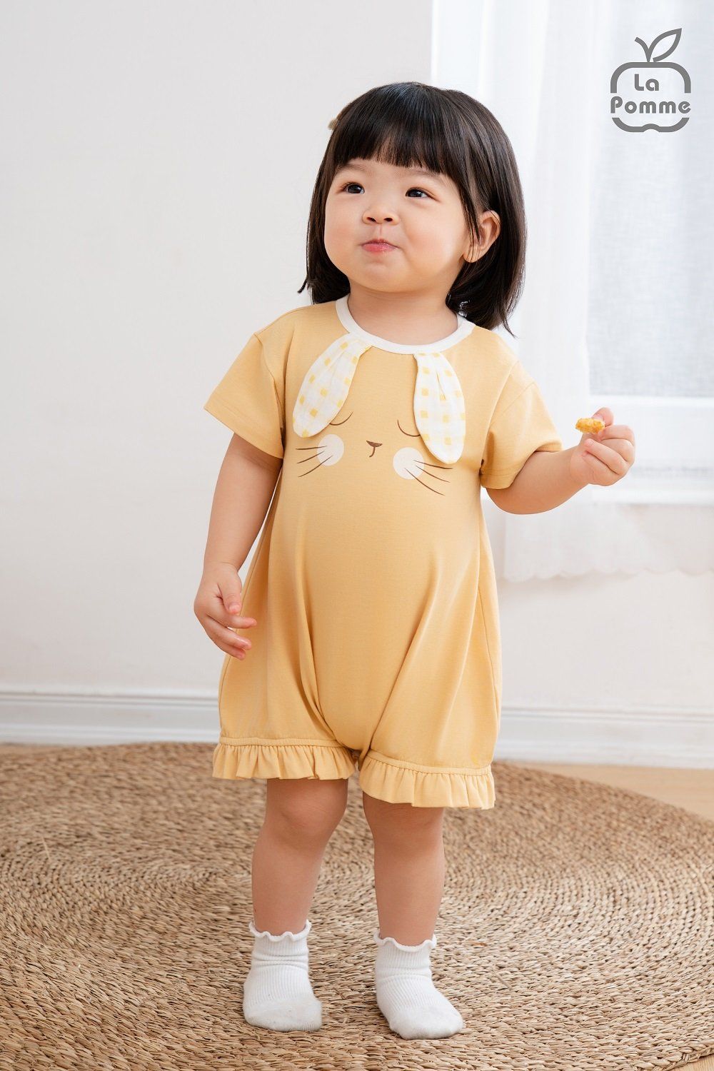 Body cộc tay La Pomme Bạn nhỏ mơ màng - 6,9M Vàng