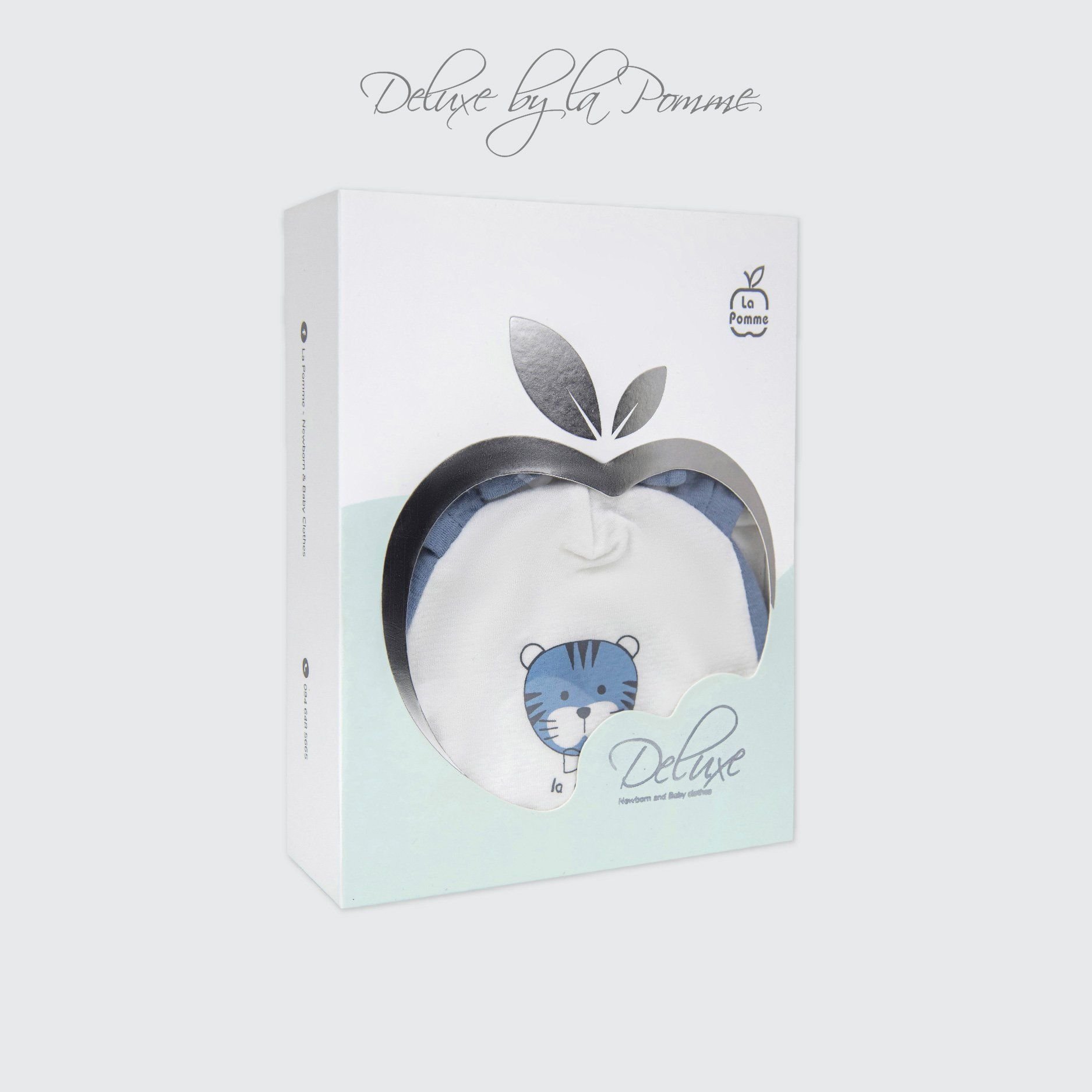 Bộ yếm rời kèm áo cộc và mũ La Pomme Deluxe Tiệc Trà Chiều - 3,6M Xanh — ảnh 2
