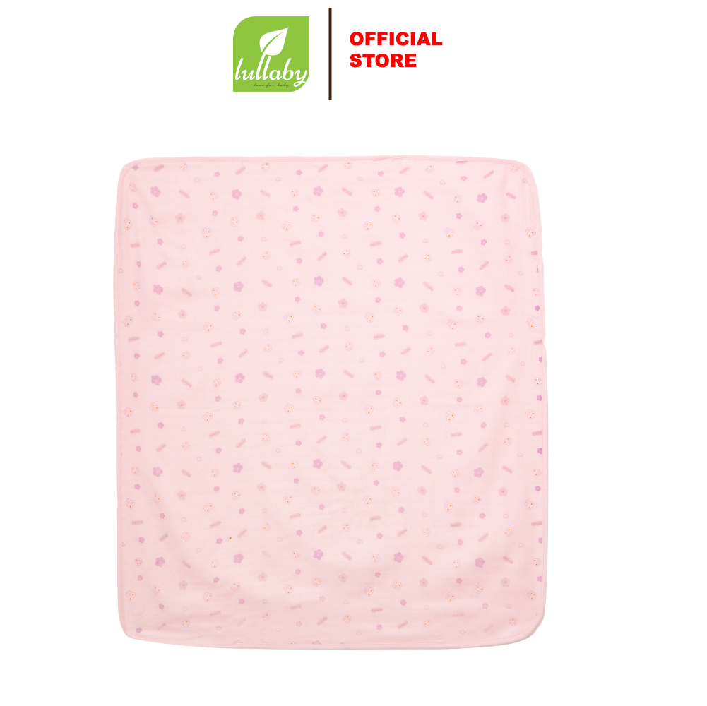 Lullaby Khăn xô tắm 4 lớp NH423N - Hồng nhạt