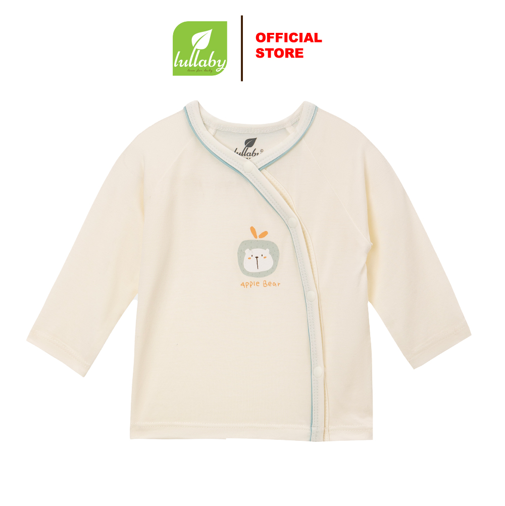 Lullaby áo cài lệch dài tay NH392N - Trắng - 1,3M
