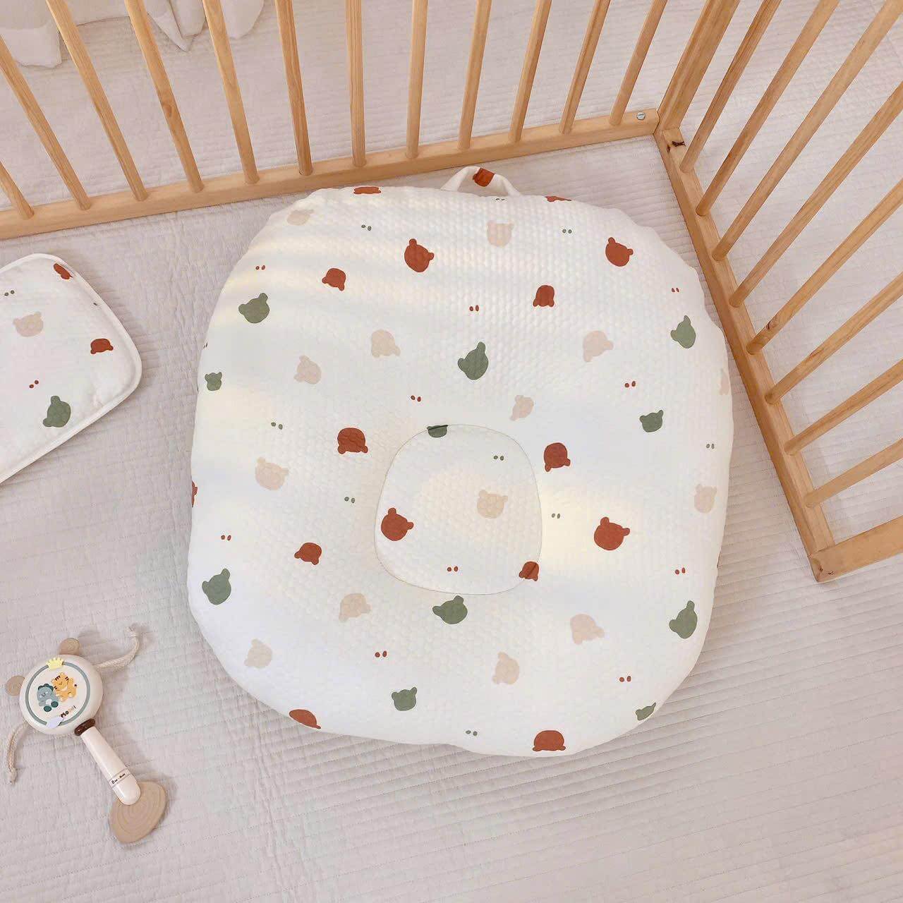 Gối chống trào lụa cotton Joonee (70x70cm) — ảnh 4