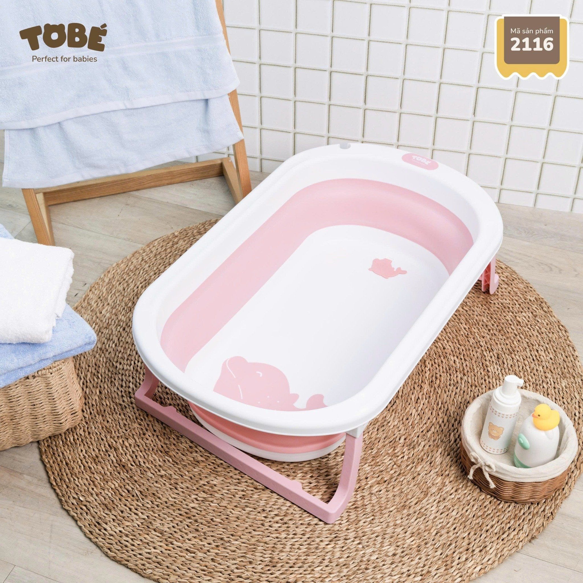Chậu tắm gấp gọn Joly Tobe 2116 — ảnh 2