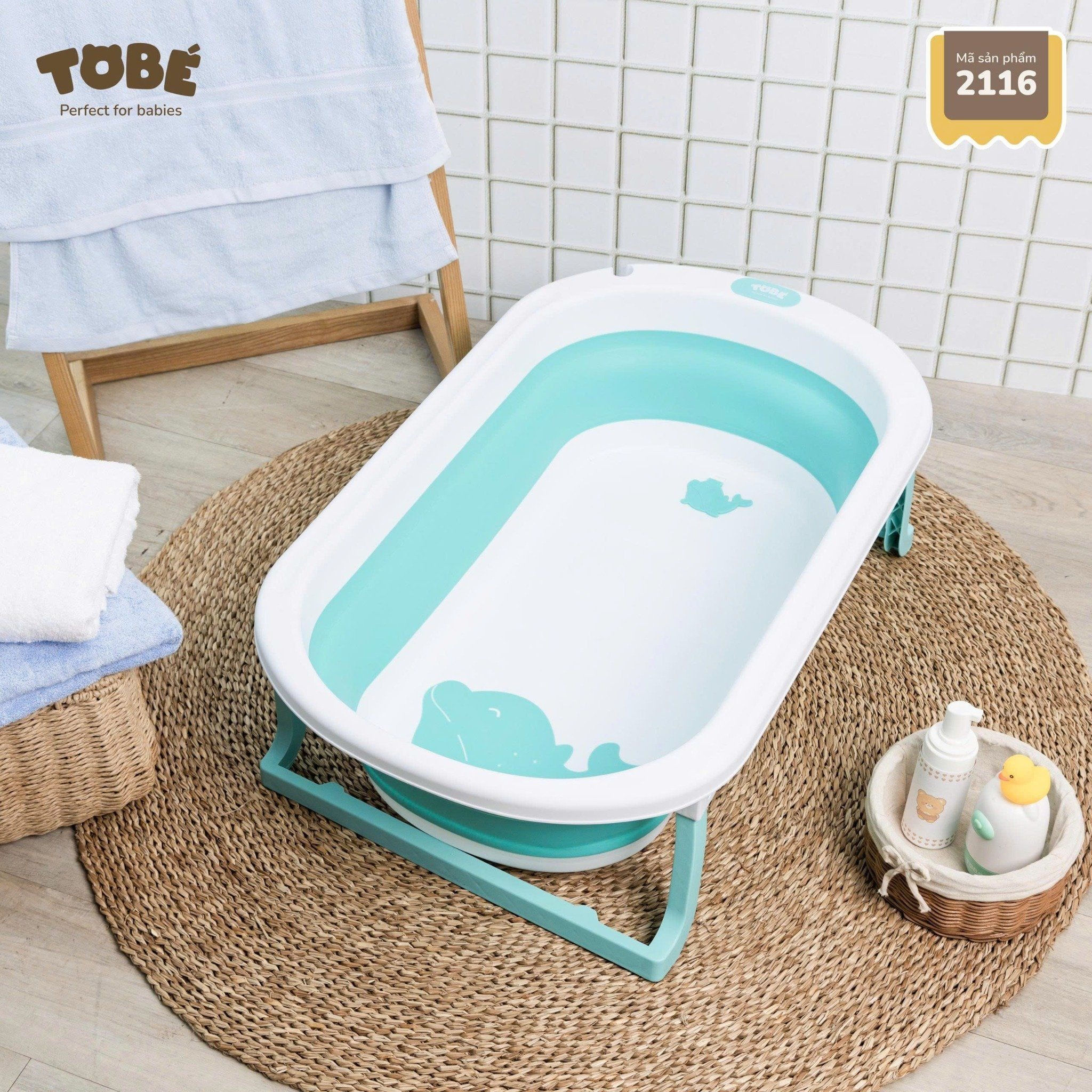 Chậu tắm gấp gọn Joly Tobe 2116 — ảnh 4