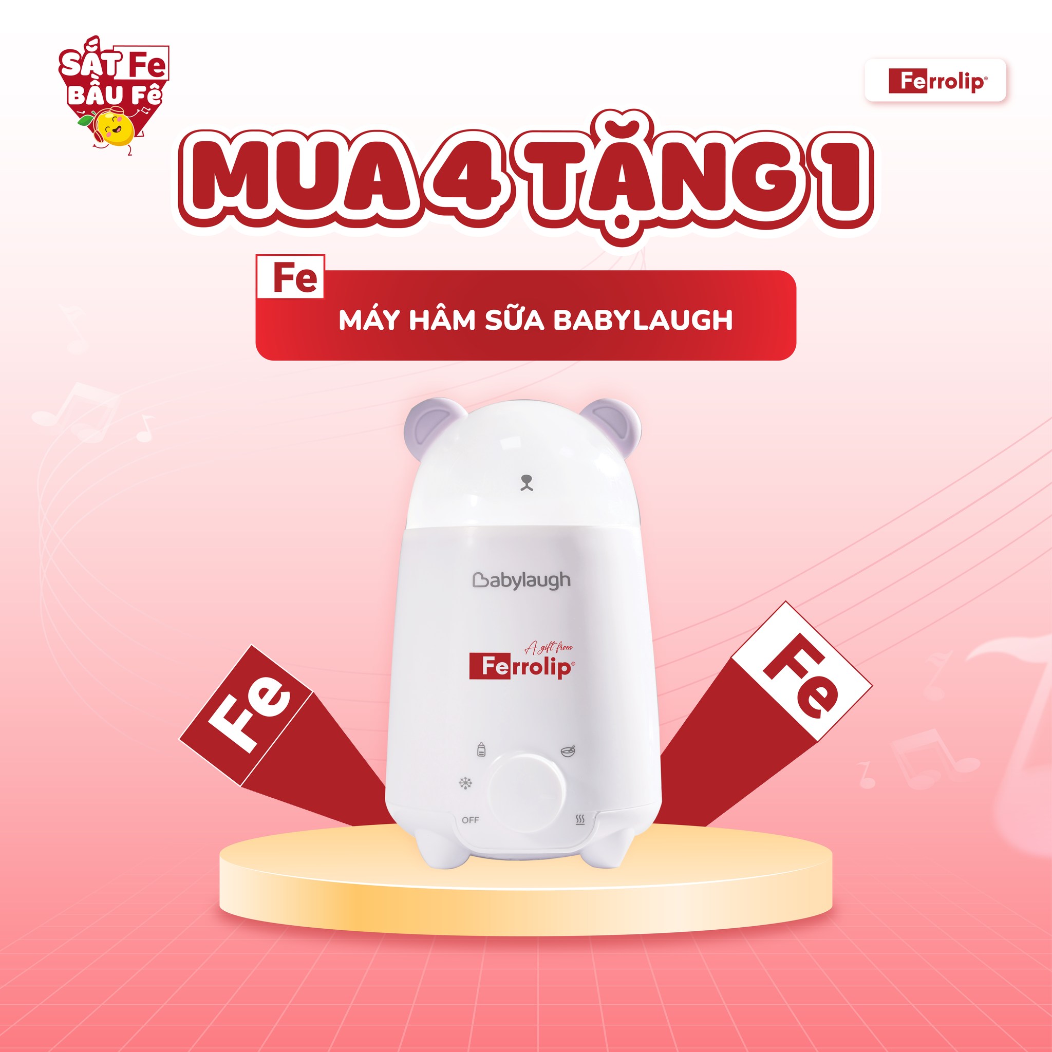 Quà tặng Sắt bầu Ferrolip
