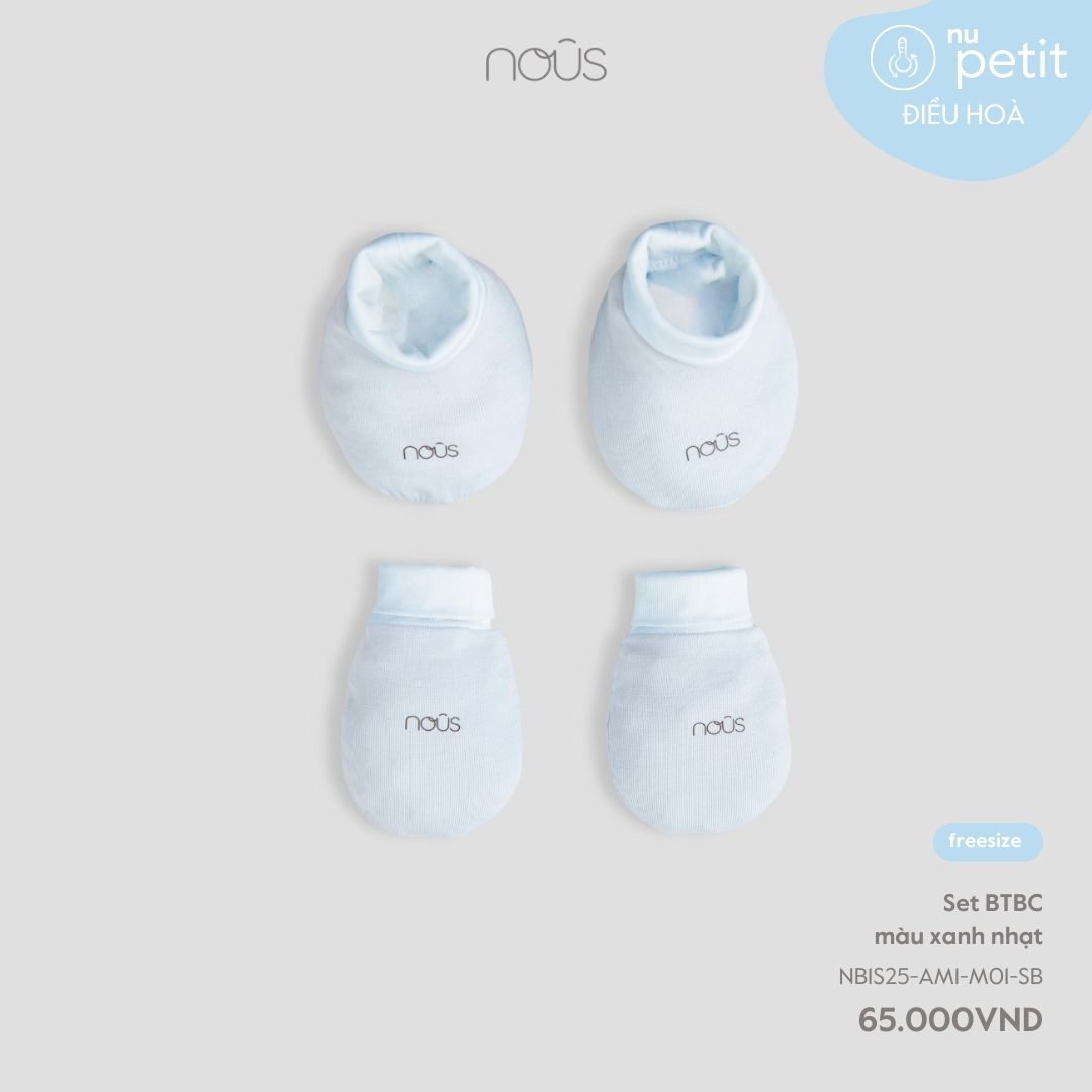 Nous Set BTBC màu xanh nhạt