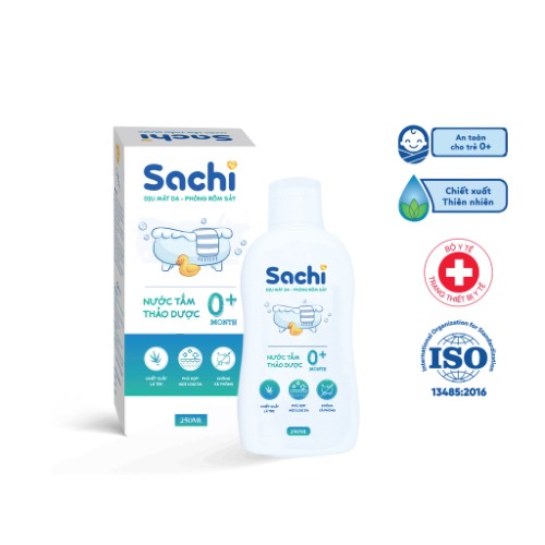 Nước tắm thảo dược Sachi phòng rôm sảy — ảnh 2