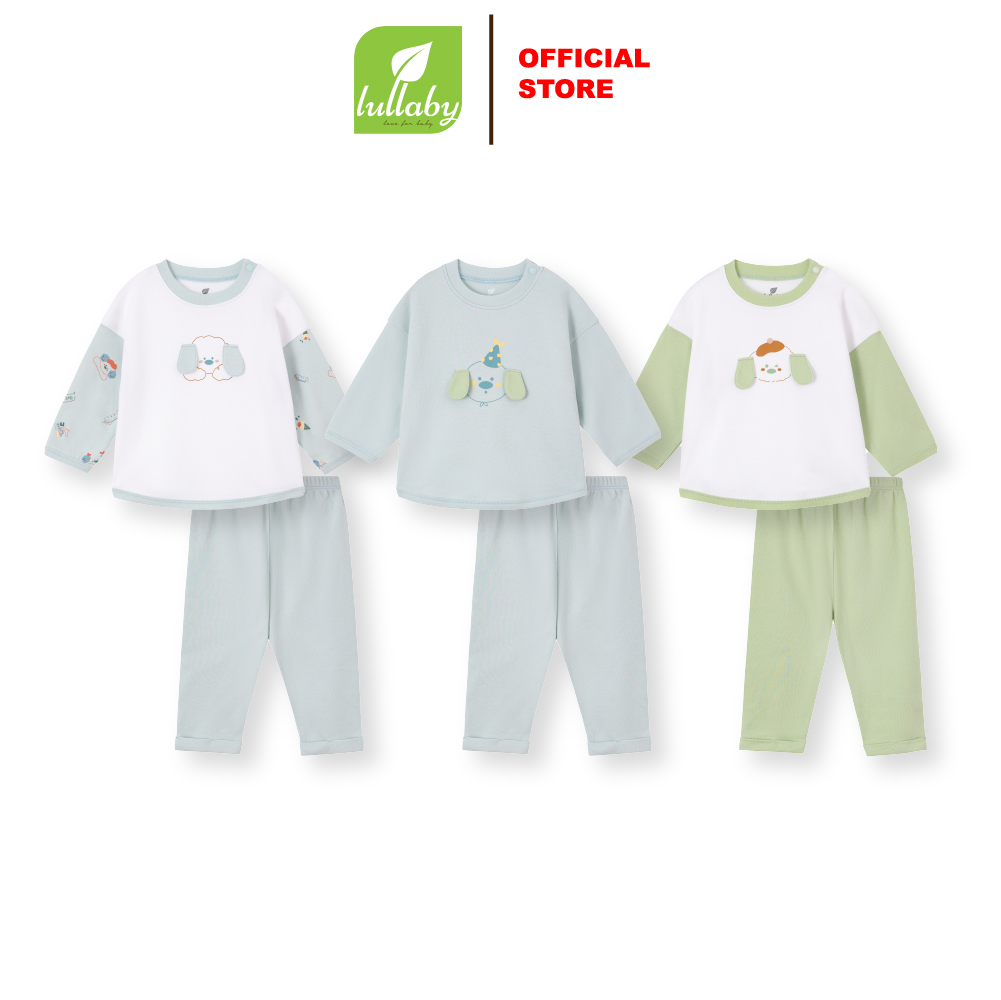 Lullaby Bộ bé trai dài tay NH506N - Trắng - Blue in  (9M, 12M, 18M, 24M, 3Y, 4Y) — ảnh 6