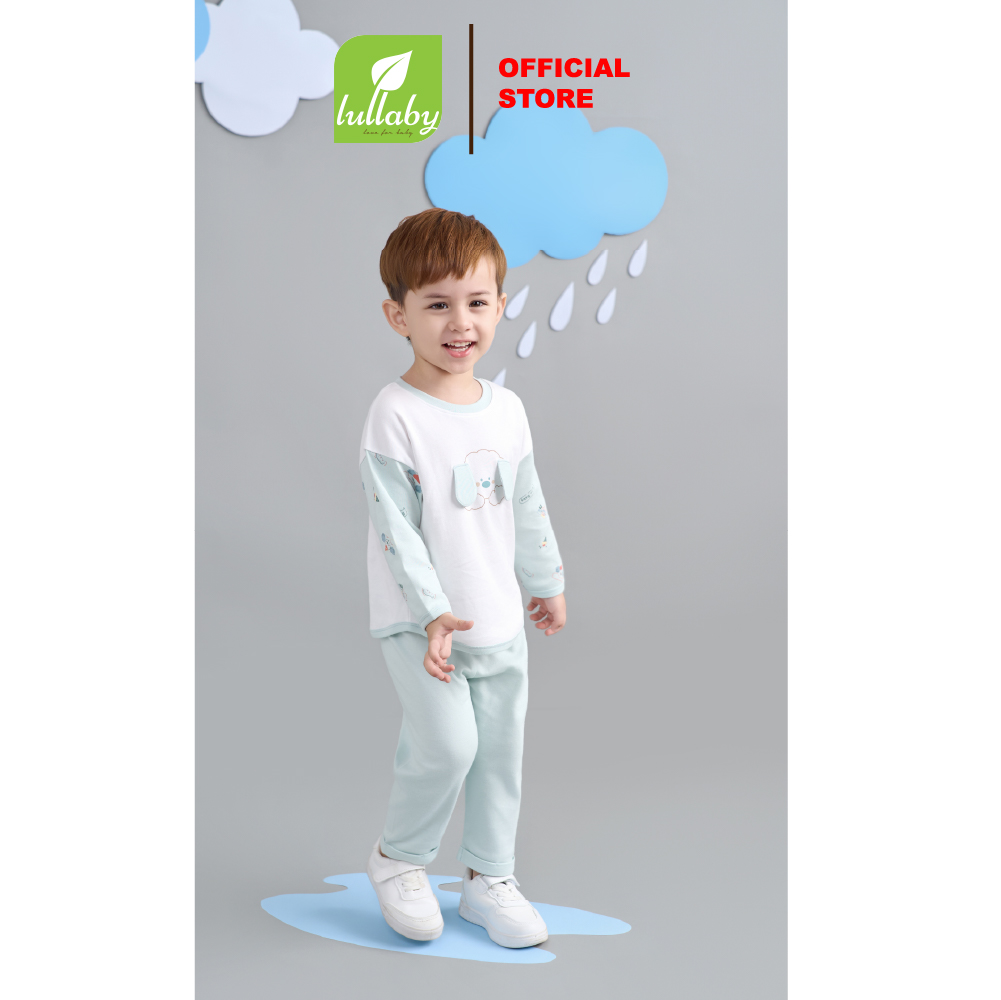 Lullaby Bộ bé trai dài tay NH506N - Trắng - Blue in  (9M, 12M, 18M, 24M, 3Y, 4Y) — ảnh 11