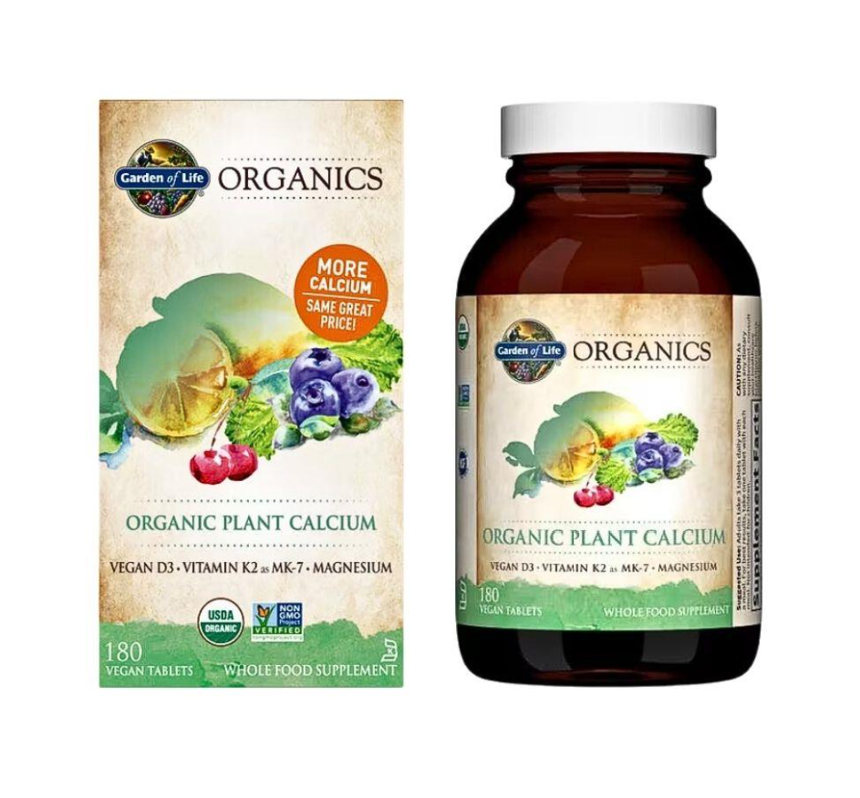 Canxi hữu cơ Mykind Garden of life 180 viên