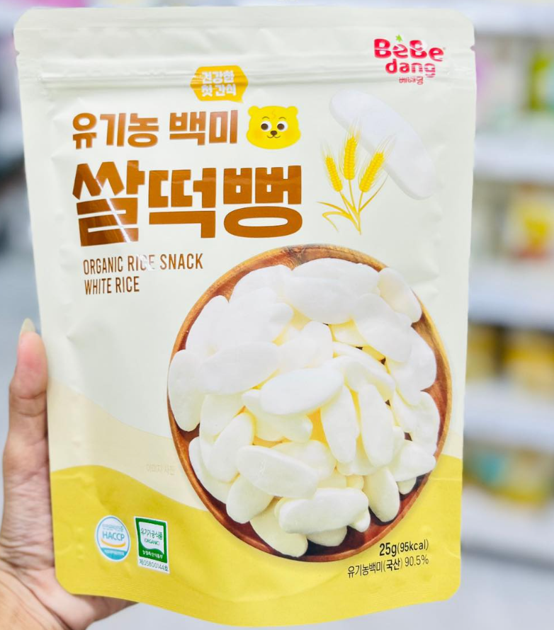 Bánh ăn dặm miếng hữu cơ MỚI Bebedang 6M+ — ảnh 3