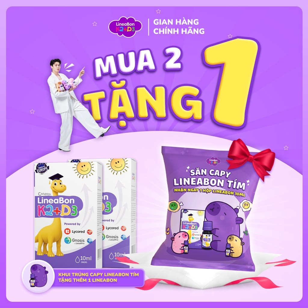 Vitamin LineaBon K2+D3 10ml — ảnh 7