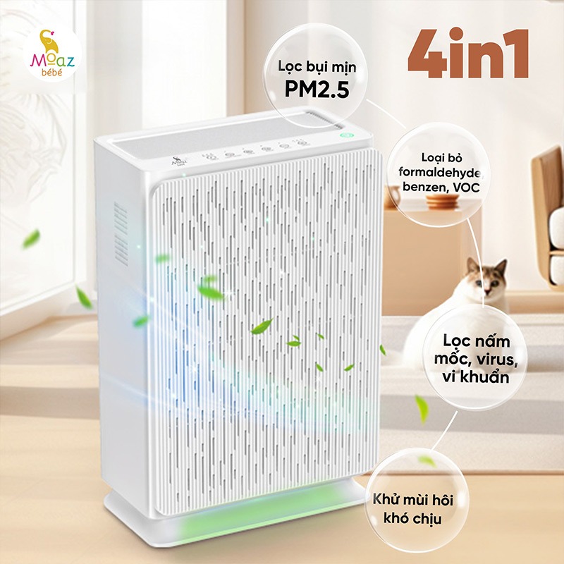 Máy lọc không khí cao cấp Moaz BéBé MB – 112