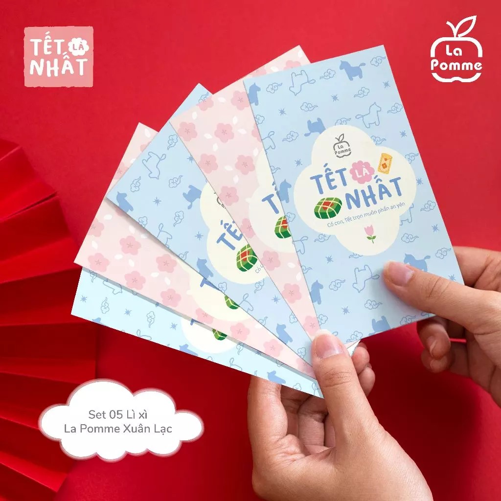 Set 05 Lì xì La Pomme Xuân Lạc