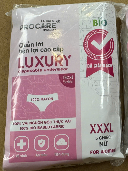 Quần lót miễn giặt cao cấp Procare TC Luxury Nữ (size M, Size L, Size XL, Size XXL) — ảnh 2