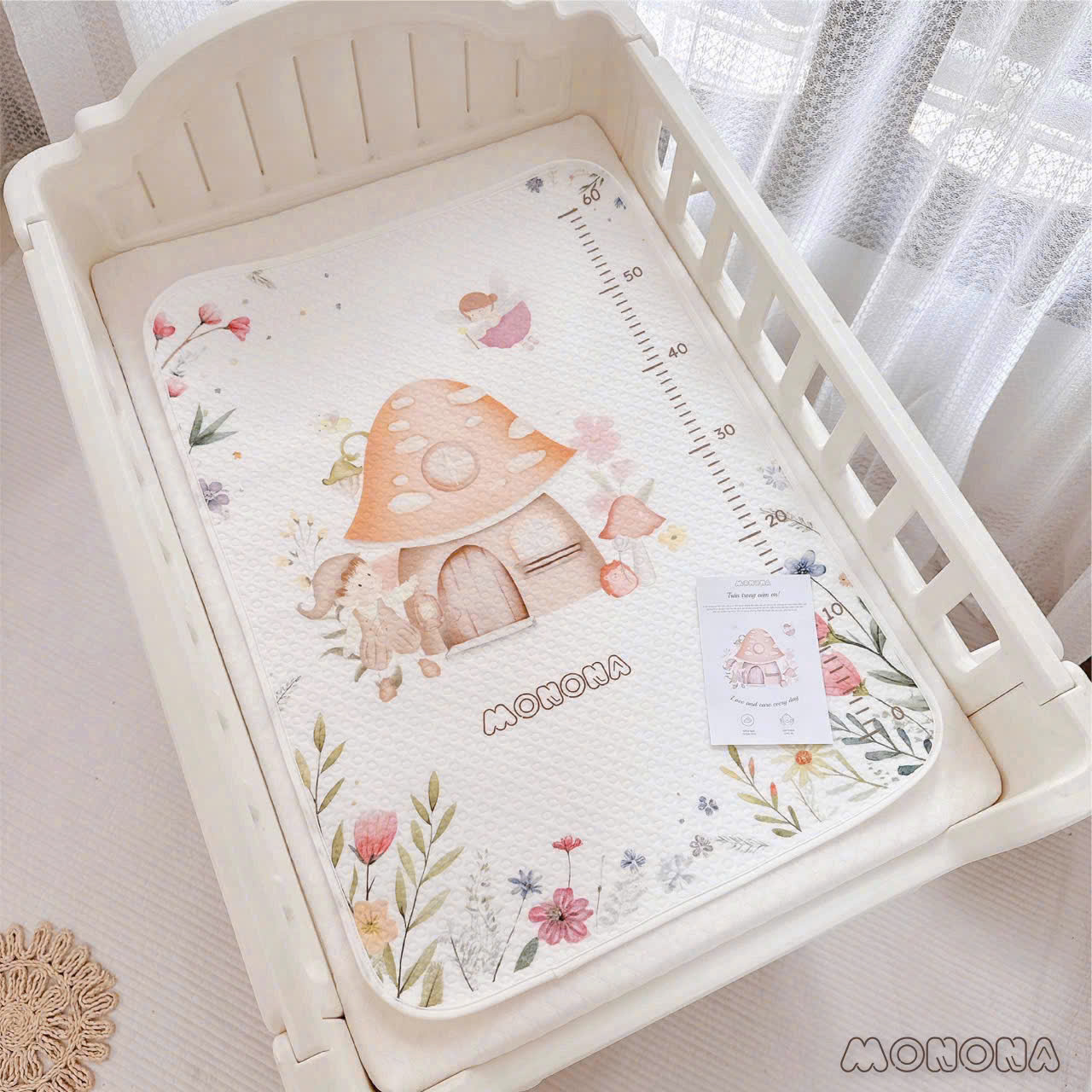Lót chống thấm thước đo cổ tích Monona (50x70cm) — ảnh 3