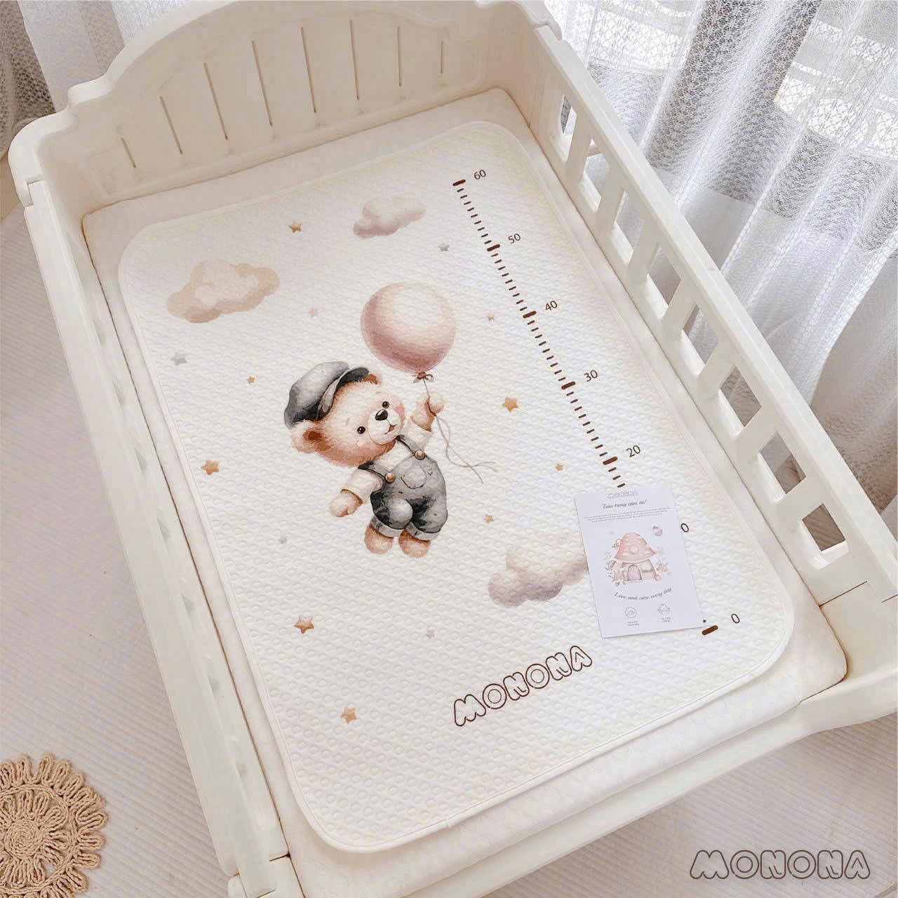 Lót chống thấm thước đo cổ tích Monona (50x70cm) — ảnh 5