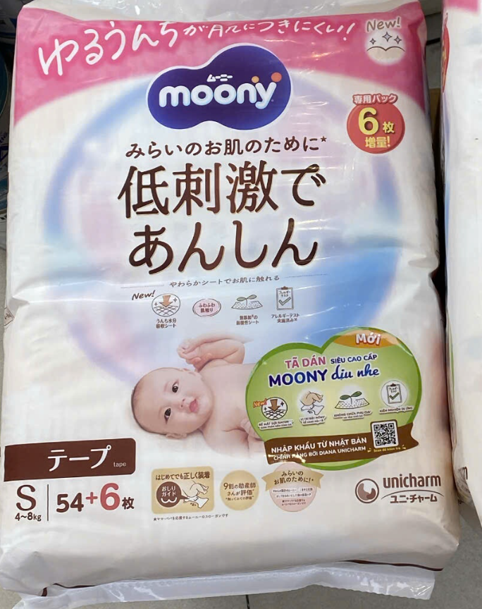 Bỉm Moony Natural các size — ảnh 12