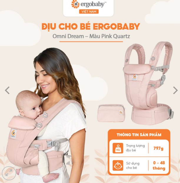 Địu cho bé Ergobaby Omni Dream