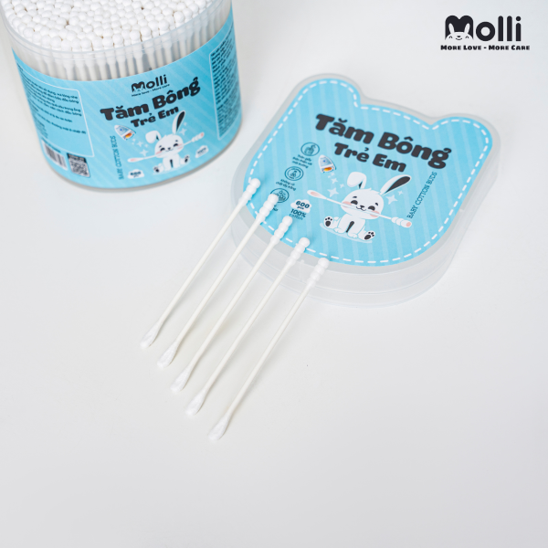 Tăm bông sơ sinh Molli — ảnh 2
