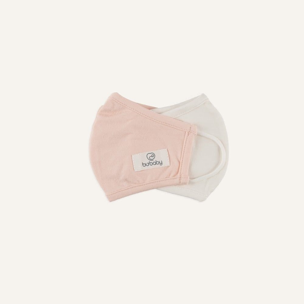 Bu Baby Khẩu trang Bambus Trắng Hồng 43D (Free size)