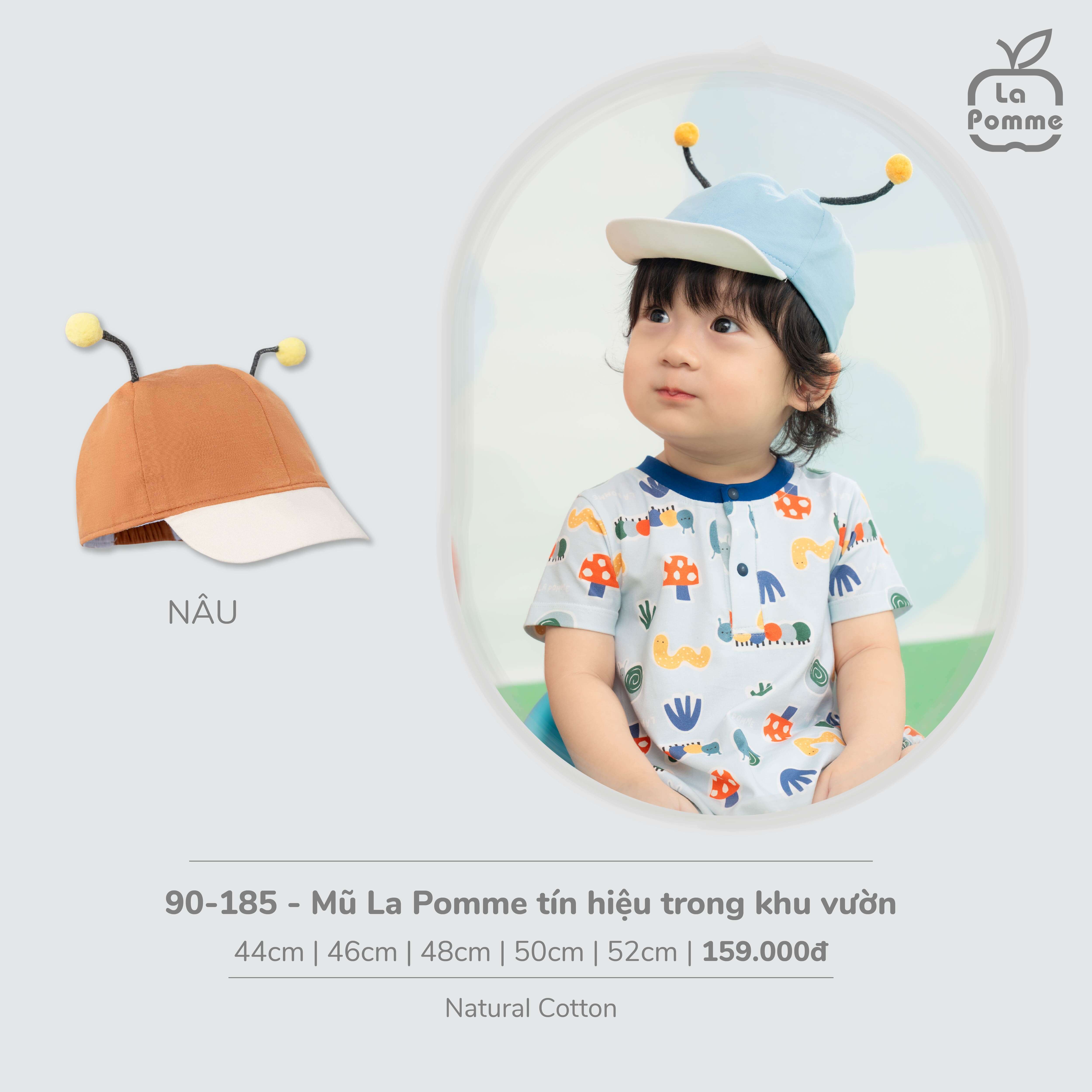 Mũ La Pomme tín hiệu trong khu vườn Xanh lam (44cm,46cm,48cm,50cm,52cm) — ảnh 2