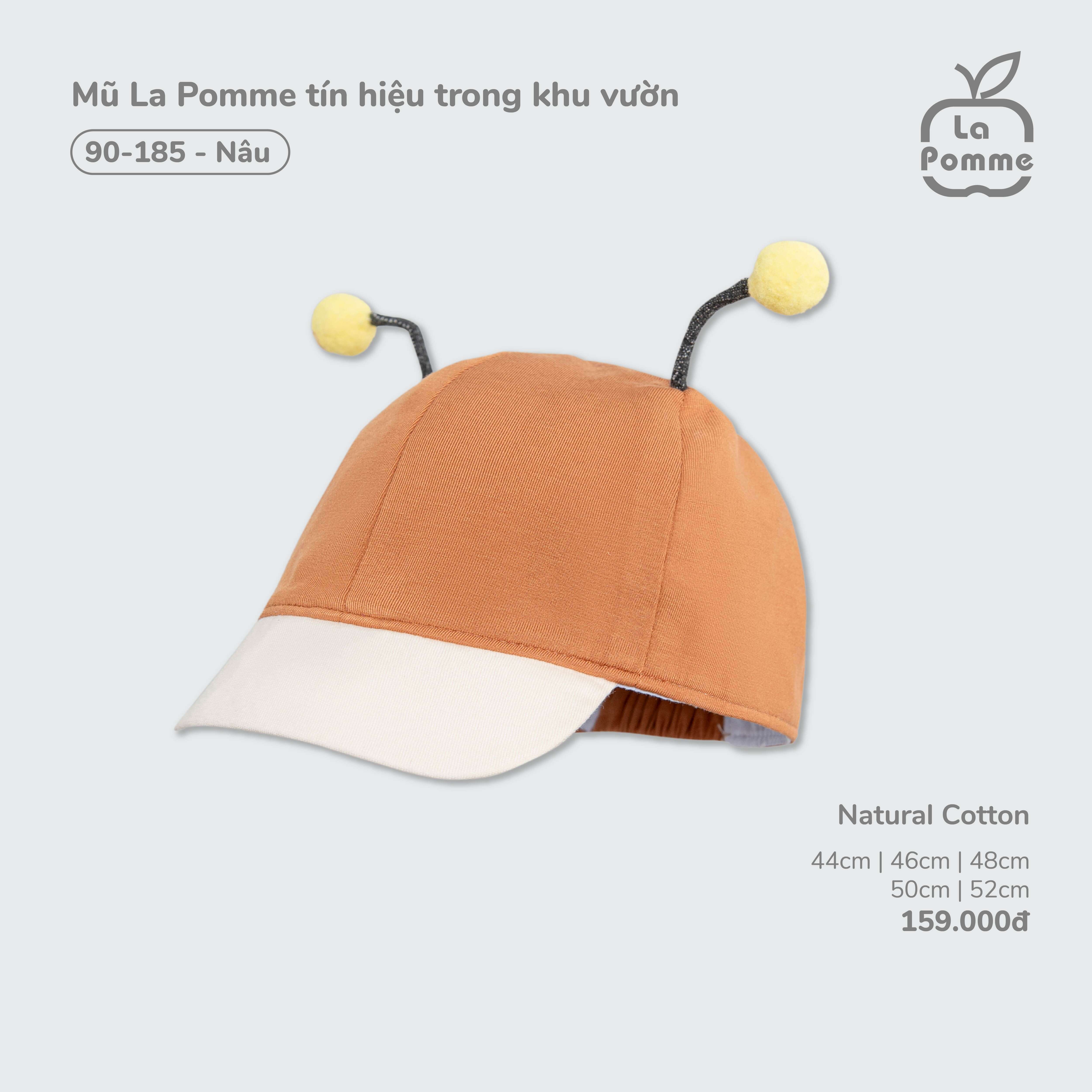 Mũ La Pomme tín hiệu trong khu vườn Nâu (44cm,46cm,48cm,50cm,52cm)