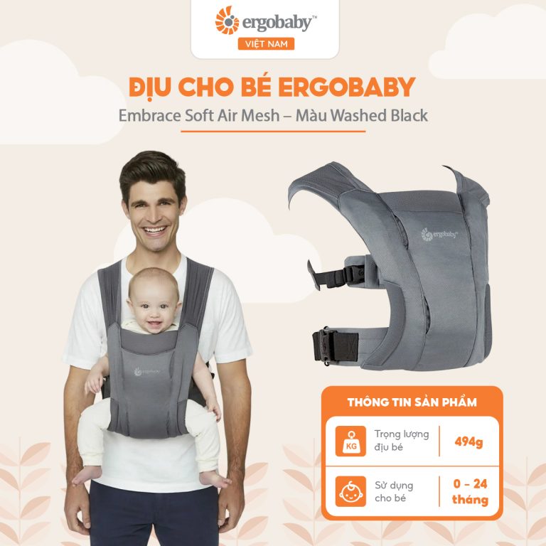 Địu sơ sinh Ergobaby Embrace — ảnh 2