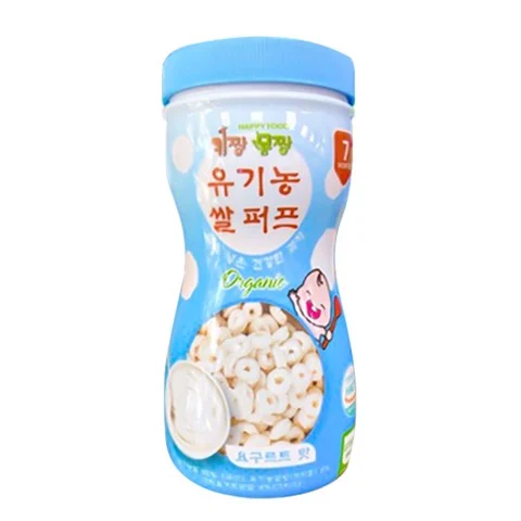 Bánh bi tan Happy food organic 40g cho trẻ từ 7 tháng tuổi (Vị Dâu, chuối) — ảnh 4