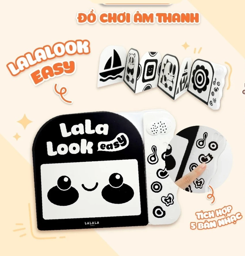 Sách âm thanh Lalala baby Lalalook easy 18x23cm