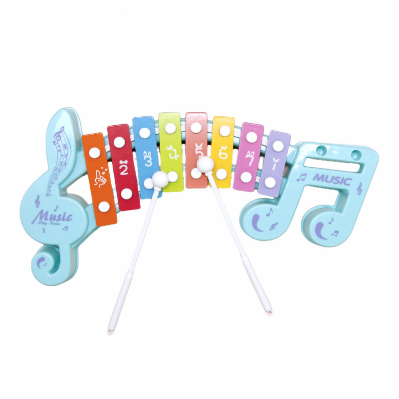 Đàn gõ Xylophone cho bé 8 phím hình nốt nhạc Toyshouse 683-2 — ảnh 2