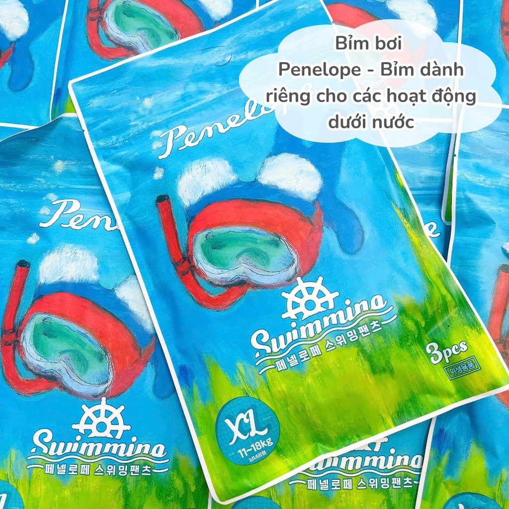 Bỉm bơi Penelope Hàn Quốc(3 miếng)