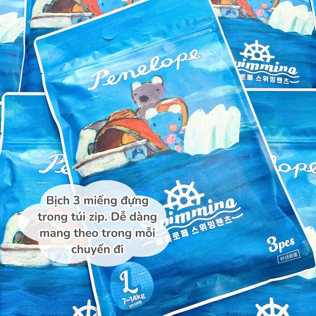 Bỉm bơi Penelope Hàn Quốc(3 miếng) — ảnh 2