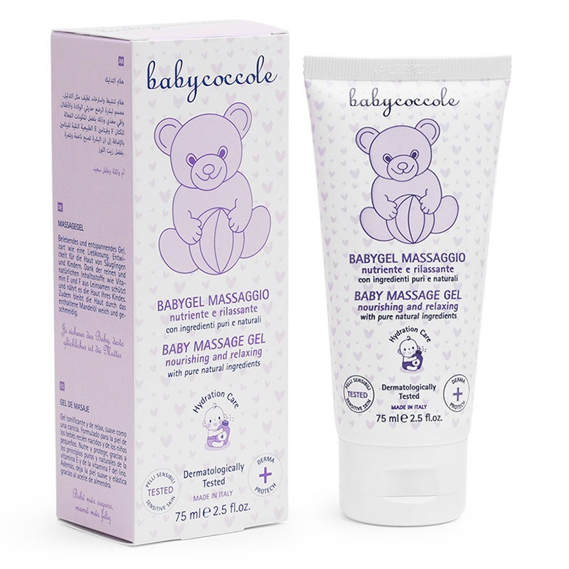 Gel massage chiết xuất hạnh nhân Babycoccole 75ml 0M+