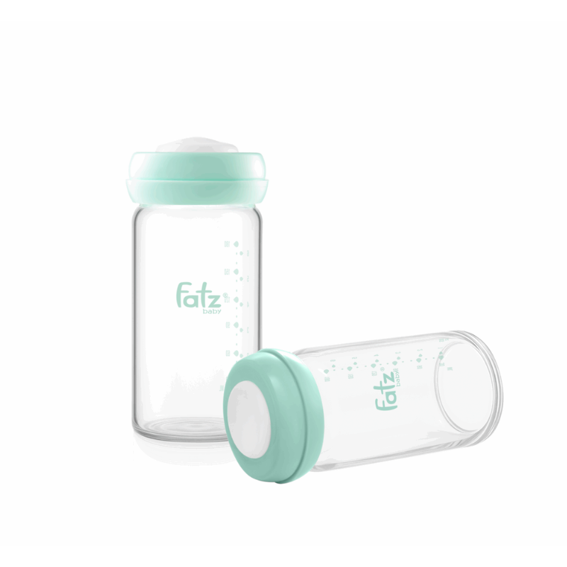 Bộ 2 bình trữ sữa thủy tinh Store 3 Fatzbaby