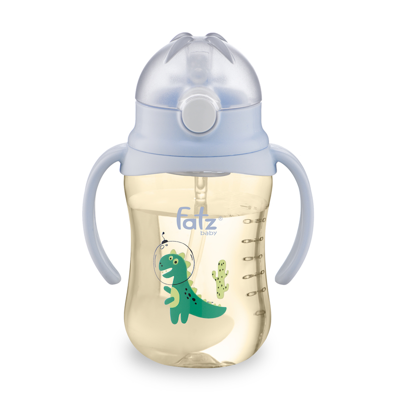 Bình Tritan bật hút 360 độ Fatzbaby 250ml