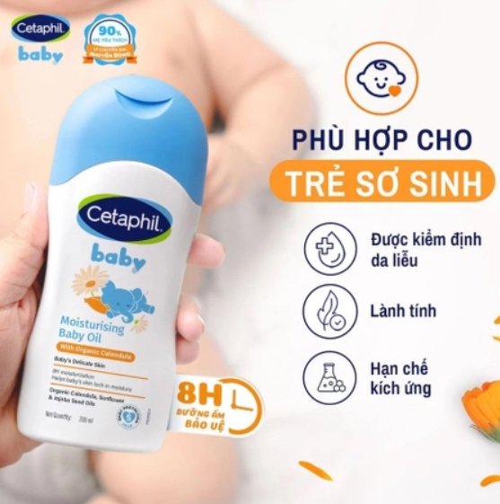Dầu massage mát xa hoa cúc Cetaphil 200ml