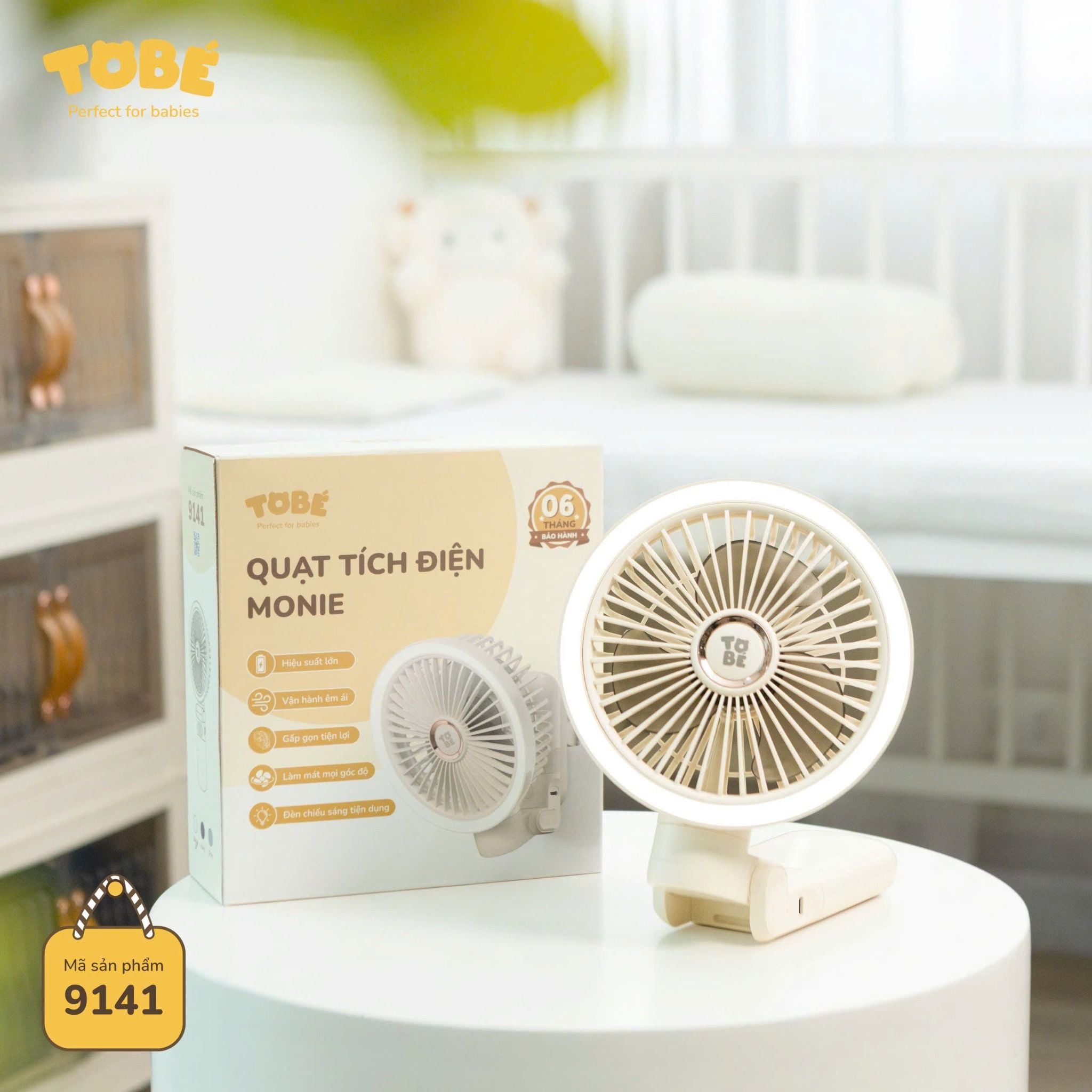 Quạt tích điện Monie Tobe — ảnh 3