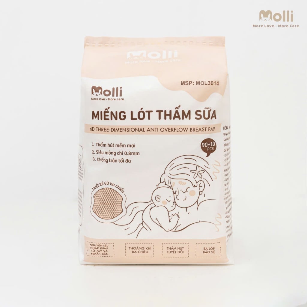 Miếng lót thấm sữa Molli