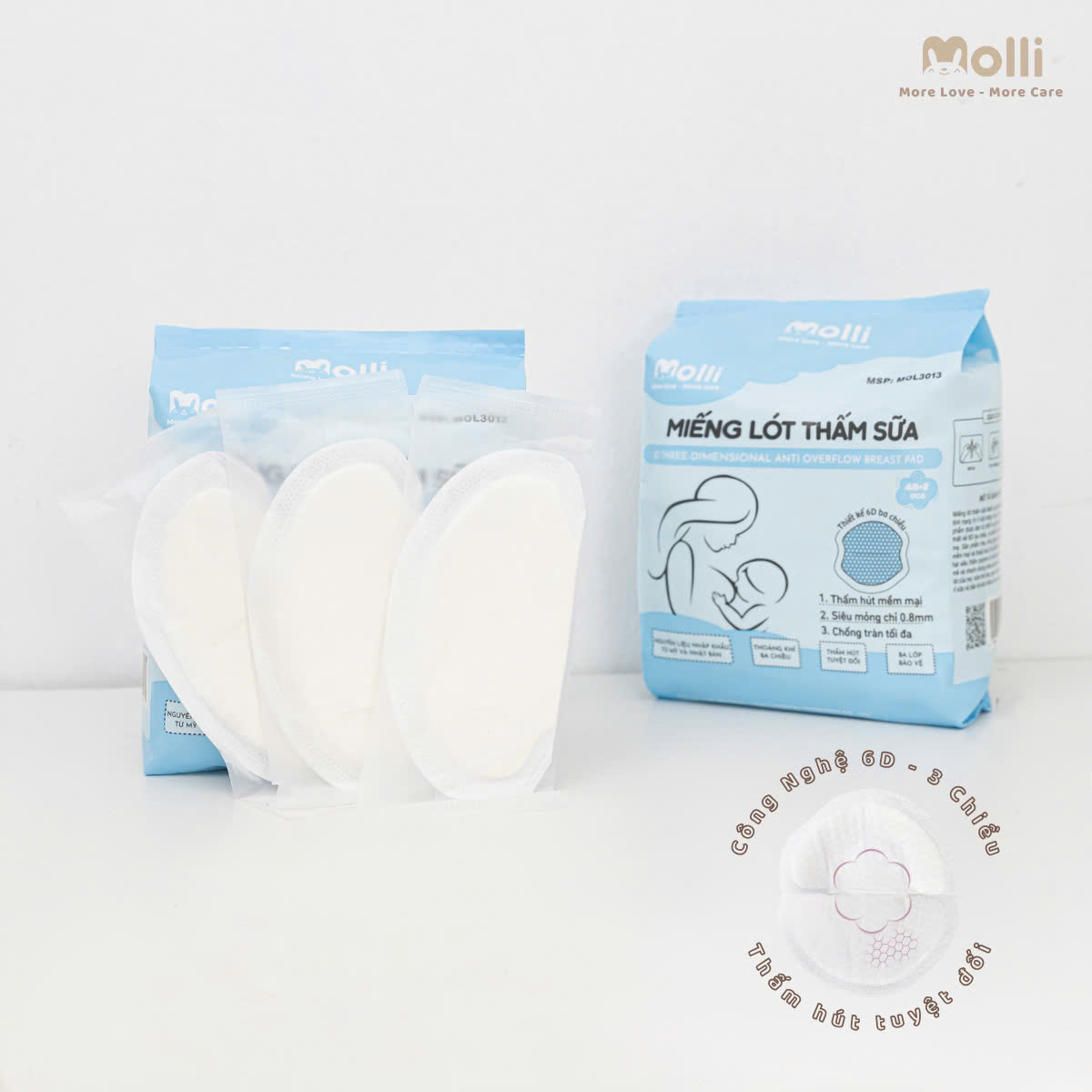 Miếng lót thấm sữa Molli — ảnh 2