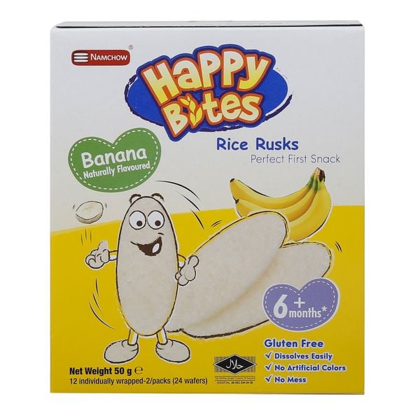 Bánh gạo ăn dặm Happy Bites 6M+ — ảnh 3