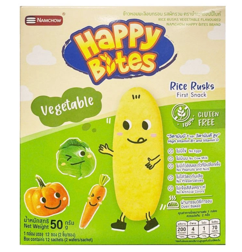 Bánh gạo ăn dặm Happy Bites 6M+ — ảnh 5
