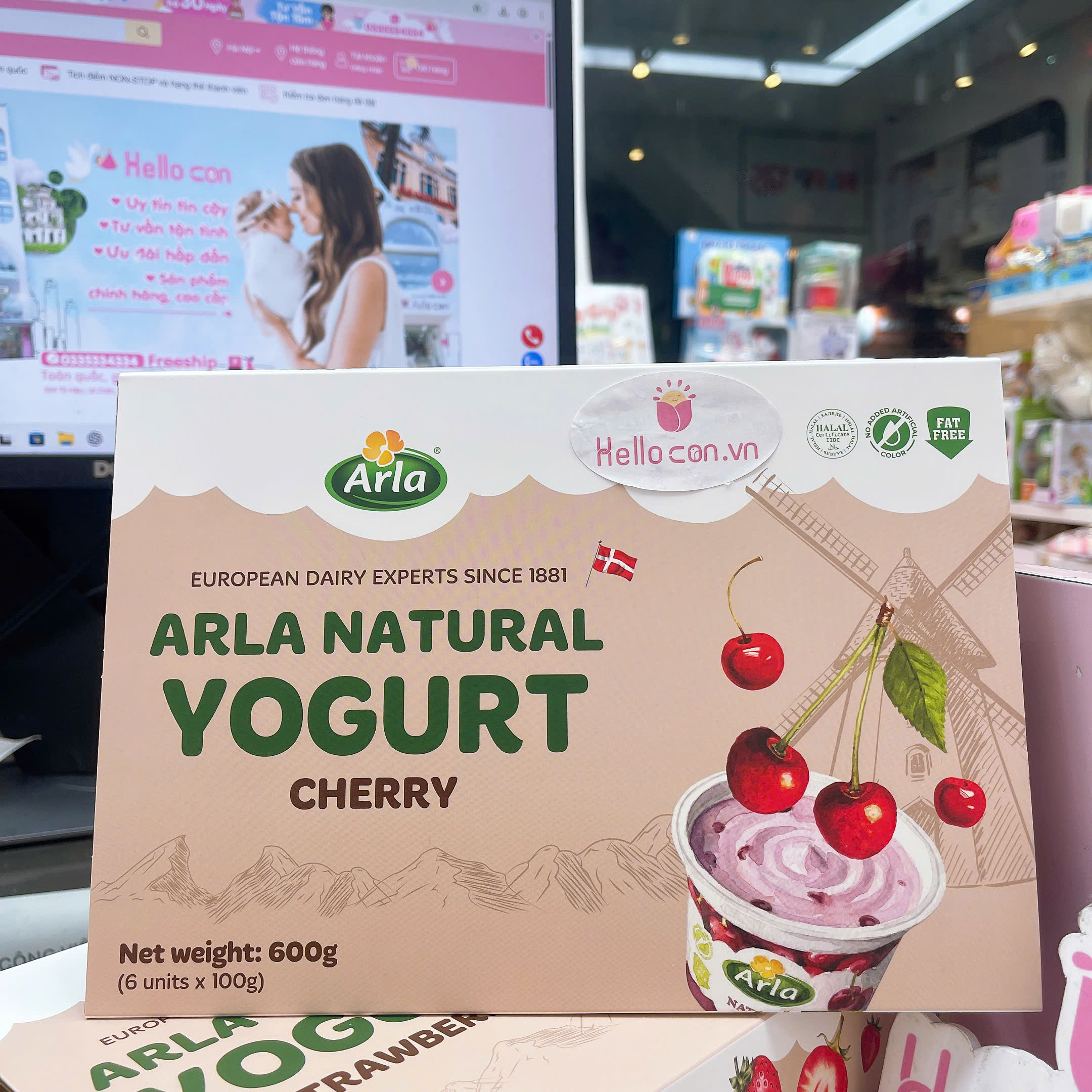 Sữa chua ít béo Arla (6x100g) — ảnh 2